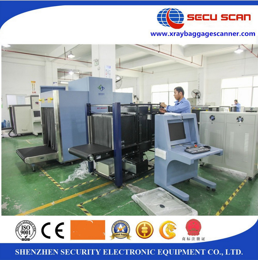 Big tunnel size AT100100 airport security baggage scanners , x ray cargo scanner