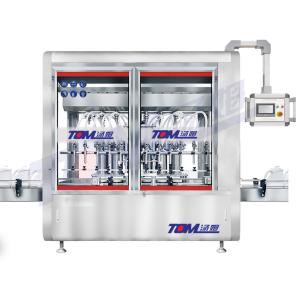 China 1L-5L Automatic Edible Oil Filling Machine 6 Nozzles 1200BPH on sale