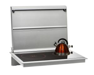 China JP 2.2KW 12V Voltage CombiHob Diesel-fired Twin Burner Hob with a Fold-down Lid factory
