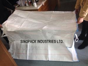 China Large Circular / Tubular FIBC White Gravel Bulk Bag OF Polypropylene factory
