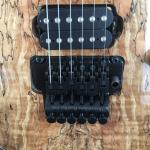 Hot Selling 6 Strings Brown Quilted Finish Jackson Electric Guitars With Black