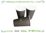 500cc Black Single Wall Paper Cups Disposable Coffee Cups Medium Speed Machine