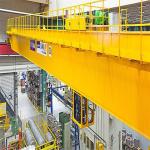 Workshop double girder overhead crane 20t for sale