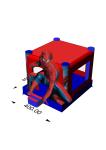 Indoor Inflatable Bounce House Spider-man Inflatable Jumping Castle For Kids