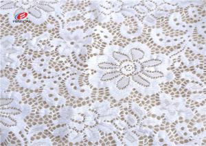 China 170gsm 90% Nylon 10% Spandex Lace Fabric For Underwear factory