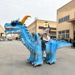 Shopping Mall Animatronic Electric Dinosaur Scooter Ride on Dinosaur for Kids