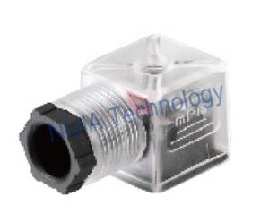 China MPM Din43650A Pneumatic Fittings Junction Box Solenoid Coil Connector with Gasket factory