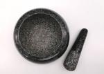Granite Stone Mortar And Pestle Mortar Polished For Kitchenware