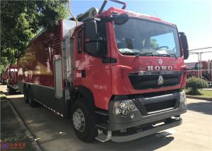 China 6x4 Drive Two Seats Long Distance Water Supply Fire Truck with Auto Takeup Hose factory