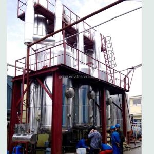 China 1-5 Effect Forced Circulation Evaporator 304l Industrial Waste Water Distillation Machine factory