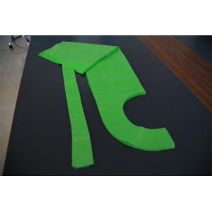 Yellow / Blue Disposable Chef Aprons , HDPE LDPE Embossed Textured Apron