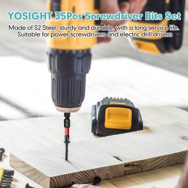 Screwdriver Strong Magnetic High Hardness Tungsten Steel Bit Cross Anti-slip Impact Bit Set