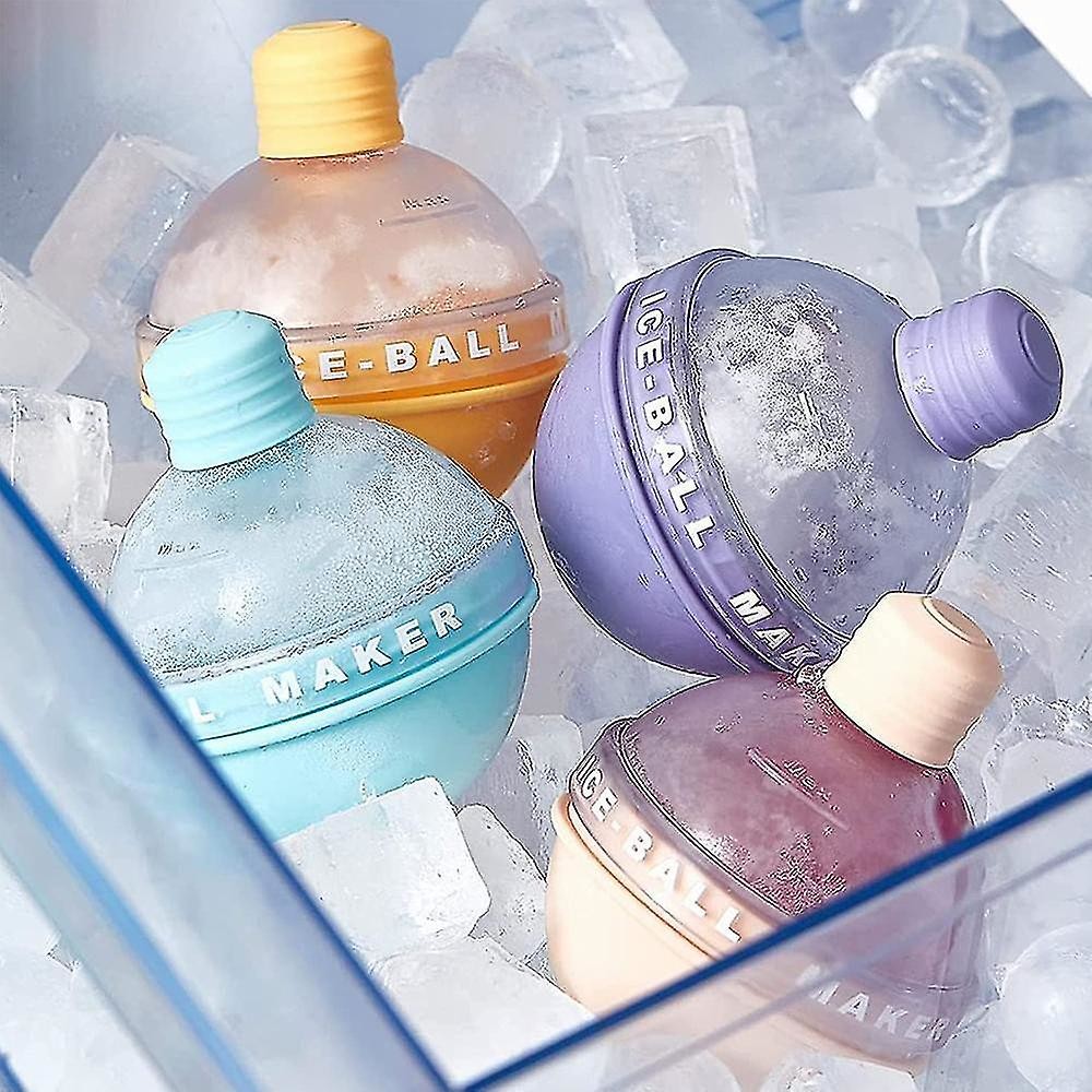 2.5 Inches Silicone Ice Molds Cocktails Whiskey Ice Ball Maker