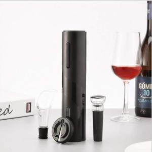 China Battery Operate Electric Wine Bottle Opener Automatic Corkscrew Set Shatterproof factory