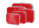 Iron Frame 3 Piece Big Spinner Luggage Set 4 Wheels Logo Customized