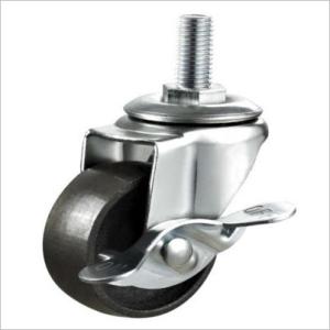 China locking wheels cast iron wheels furniture casters 3 in factory