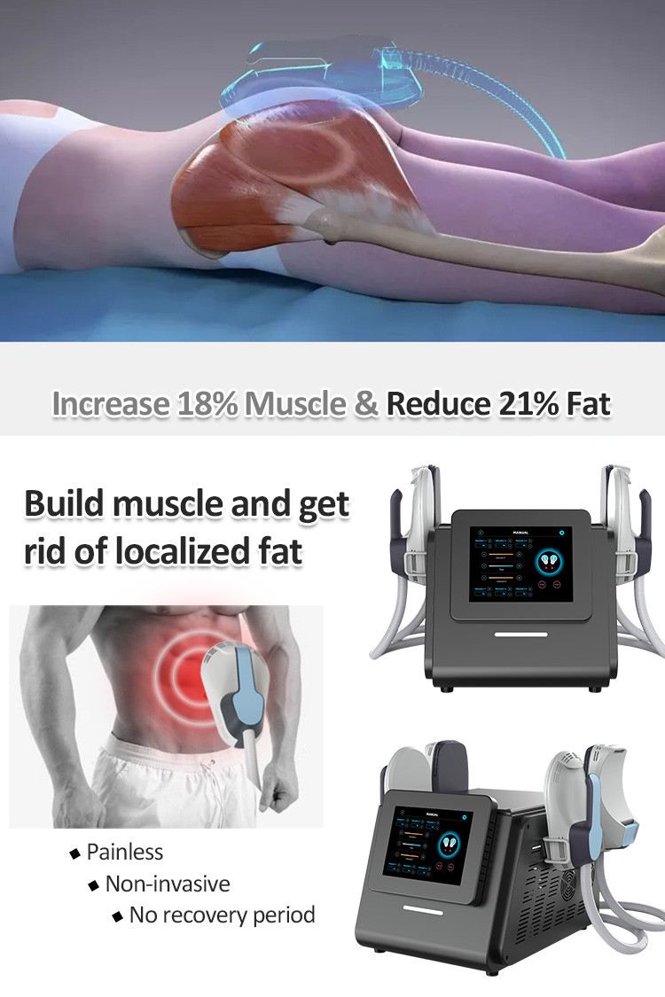 Dual Wave Body Sculpting Machine , Abdominal Fat Reduction Machine
