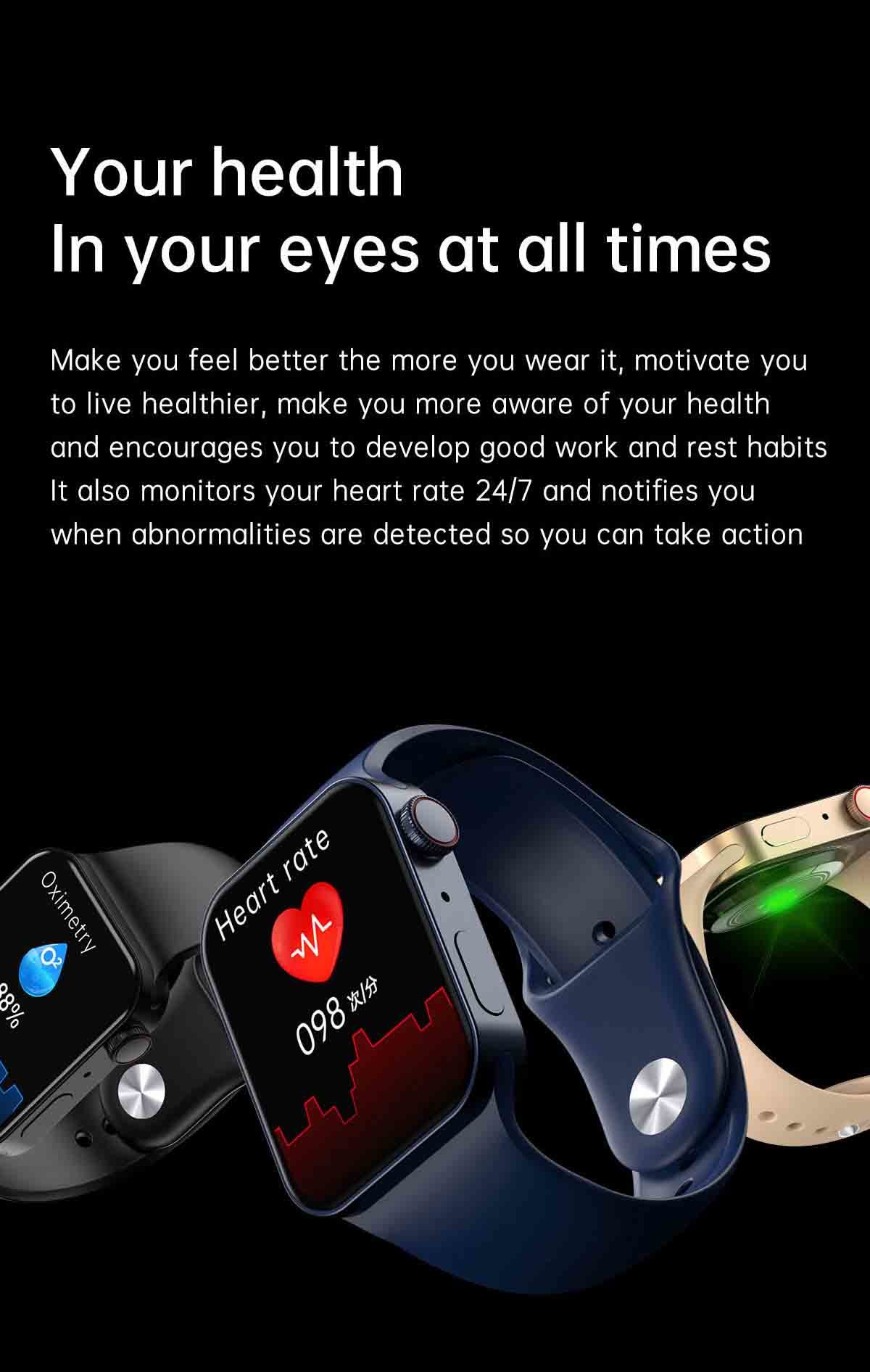 iD8 Fitness Tracker Smartwatch Bluetooth With Microphone Speaker