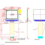 Customize OEM 12864 0.96 Inch SSD1315Z I2C Oled Display Module