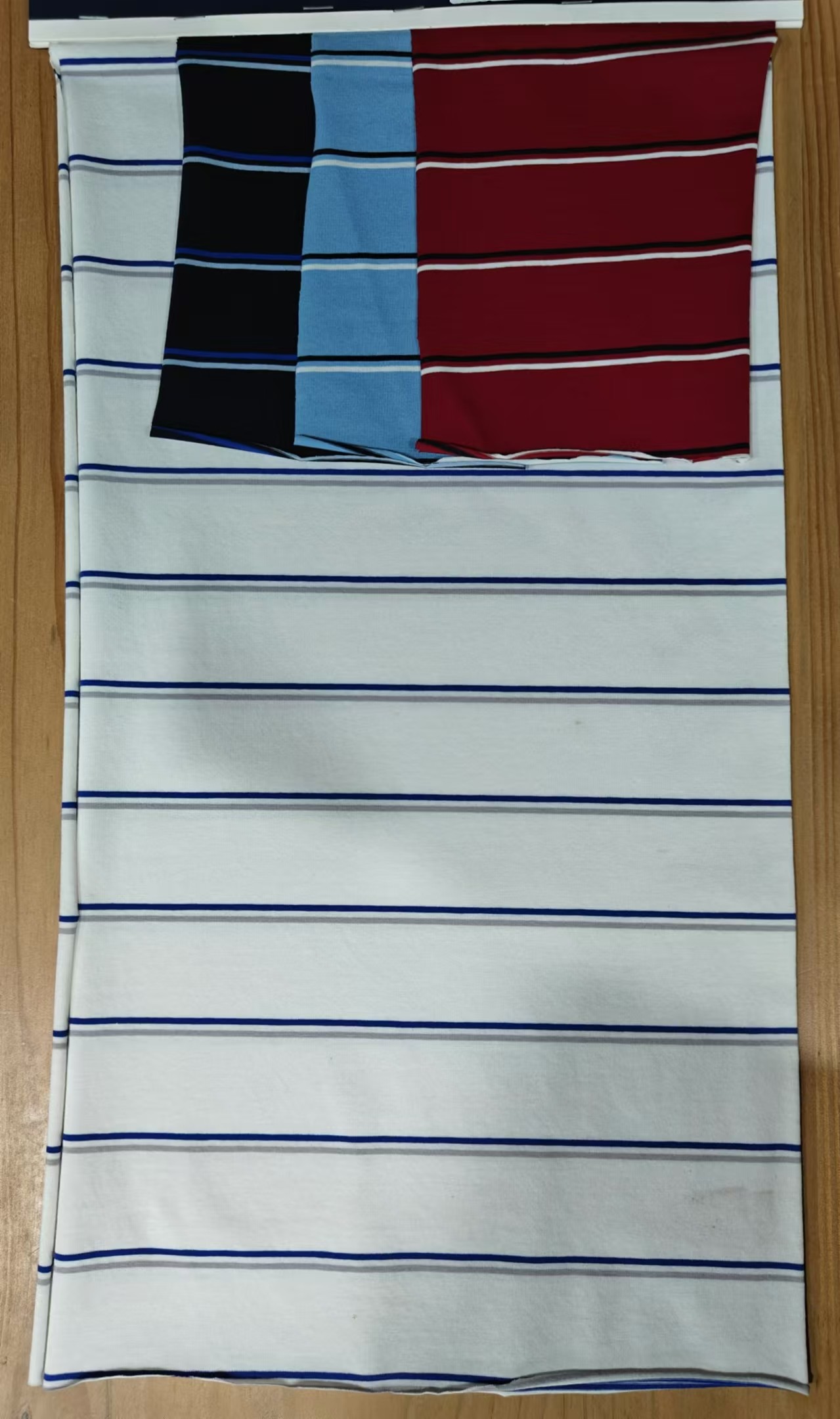 Environmental And Elastic Eco-Friendly Striped Material Fabric For Casual Wear