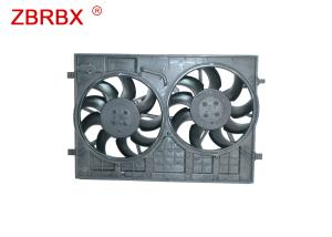 China Black Car Cooling Fan , VW Radiator Fan With Reversible Push / Pull Blades factory