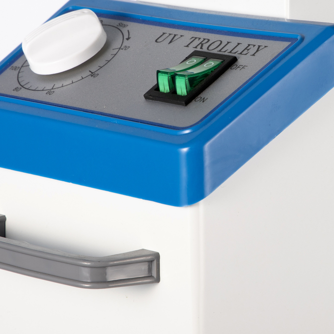 30w Air UV Disinfection Trolley UVC Light Medical Sanitizer Vehicle 4