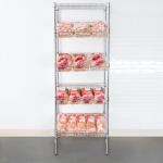 Organized Display Equipment NSF Slop Slanted Wire Shelving For Retail Shops ,