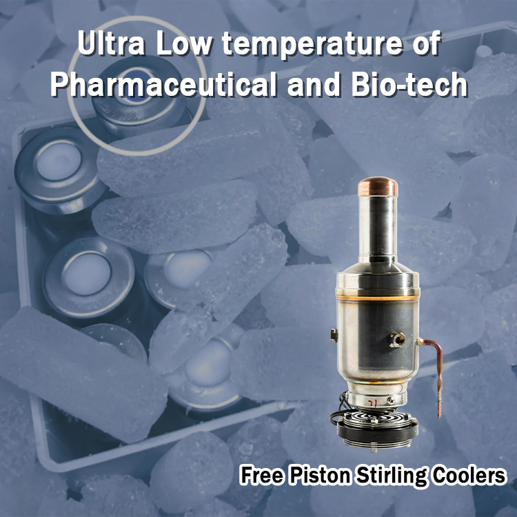 Free-Piston Stirling Engine ULT Storage Freezer -130C for Vaccine and Cell Preservation