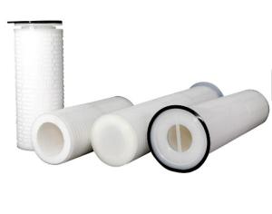 China Replacement GF / PP Pleated Filter Cartridge For Sea Water Desalination factory