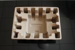 Embossed Logo Electronics Molded Pulp Trays Pulp Mold Packaging