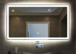 Stylish Rectangle Vanity Mirror , Illuminated Wall Mirrors For Bathroom