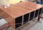 Square Shape OEM CCM Mould Tube Billet Casting Red Copper Tube