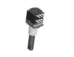 RE104 Incremental Rotary Encoder 10mA 5V DC Metal Shaft 25mm for Music