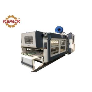 Automatic Corrugated Carton Folder Gluer Machine , Folding And Gluing Machine