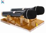 Durable Acrylic Display Rack Clear Acrylic Microphone Display Hold For KTV