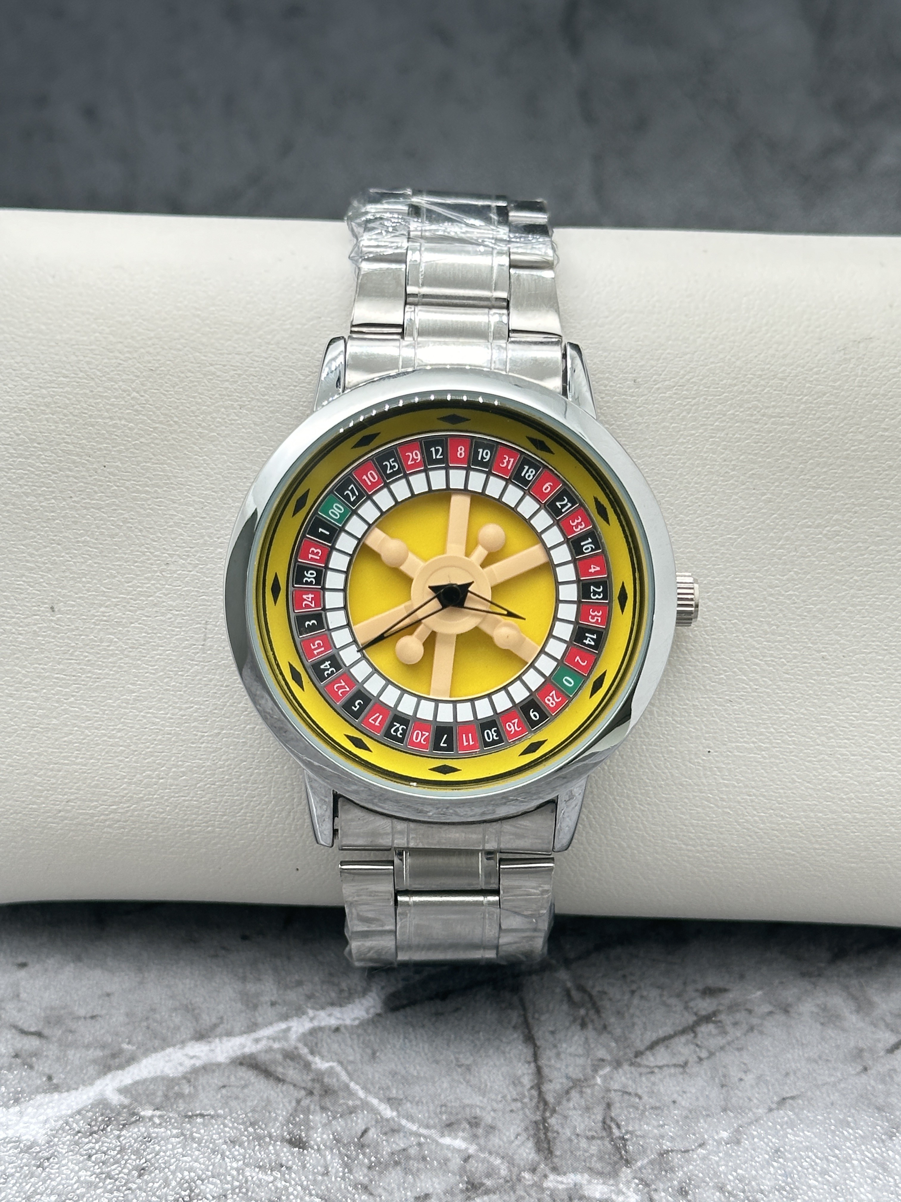 Colorful Rotating Fashion Stainless Steel Watch