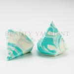 Diamond Shape Green Face Makeup Puff Sponge Super Soft Latex Free
