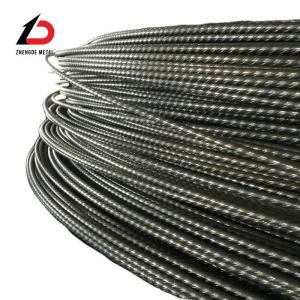 China Cold Drawn Steel Wire 2.5mm 5.5mm ASTM Low Carbon Prestressed Wire Rope factory