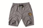 Gray Mens Terry Cloth Shorts Terry Jogger Shorts 100% Cotton