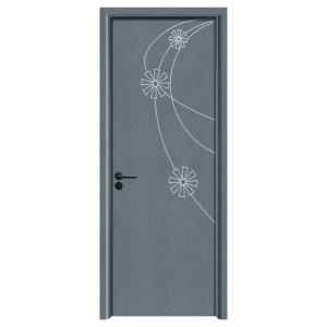 China Moisture And Weather Resistant WPC Reinforced Panel Door For Extreme Environments factory