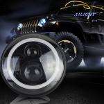 7 inch with 70w RGB Bluetooth controller Round LED Headlight For Jeep Wrangler