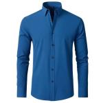 Men′s Shirt Ironing Long Sleeve Stretch Business High-End Men′s Shirt Hot Sale