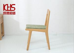 China Modern Nordic Solid Wood Dining Chair Comfortable Rubberwood Dining Chairs factory
