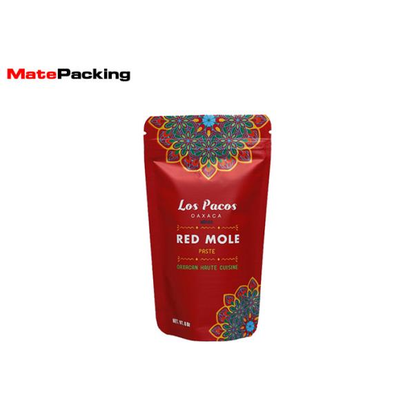 China Aluminum Foil Plastic Rolling Tobacco Pouch With Zipper Matte Finish factory