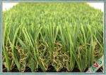 W Shape Outdoor Synthetic Grass / Artificial Grass Waving Surface 12800 Dtex
