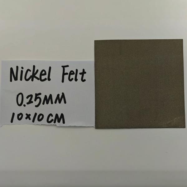 30-50% Porosity Nickel Felt 0.25mm Thick AEM Water Electrolysis Hydrogen