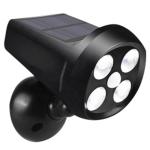 2000mAh 6W 300LMs Solar Powered Pir Led Wall Light / 4 Led Solar Light