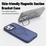Military Grade Shockproof Magsafe Cell Phone Case with Metal Camera Stand