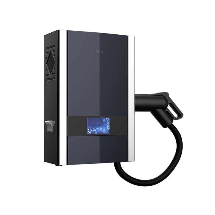 220Vac Input Voltage Portable CCS EV 200-750V Mobile 7Kw Dc Charger Station with Wall Hanging and Connectors CHAdeMO CCS