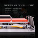 Customized Logo Accepted Convenient Stainless Steel Stretcher Base for Ambulance